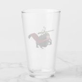 Pickett & Teddy mit Wand und Krawatte Glas (Rückseite)
