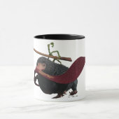 Pickett & Teddy mit Wand und Krawatte Tasse (Zentrum)