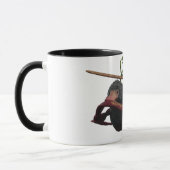 Pickett & Teddy mit Wand und Krawatte Tasse (Links)