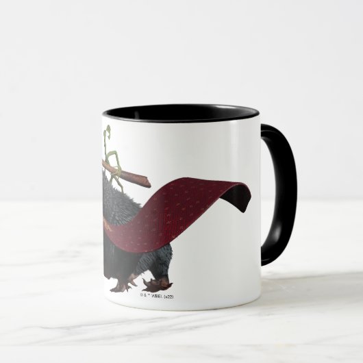 Pickett & Teddy mit Wand und Krawatte Tasse (VorderseiteRechts)