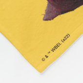 Pickett & Teddy With Wand and Tie Fleecedecke (Ecke)