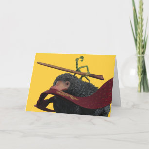 Pickett & Teddy With Wand and Tie Karte