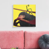 Pickett & Teddy With Wand and Tie Leinwanddruck (Insitu (Wohnzimmer))