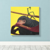 Pickett & Teddy With Wand and Tie Leinwanddruck (Insitu (Holzboden))