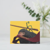 Pickett & Teddy With Wand and Tie Postkarte (Stehend Vorderseite)