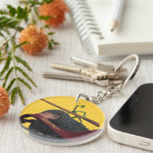 Pickett & Teddy With Wand and Tie Schlüsselanhänger (Vorderseite rechts)