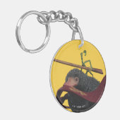 Pickett & Teddy With Wand and Tie Schlüsselanhänger (Vorderseite links)