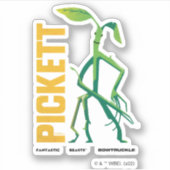 Pickett Vintag Graphic Aufkleber (Vorderseite)