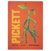 Pickett Vintag Graphic Klemmbrett (Rückseite)