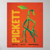 Pickett Vintage Graphic Poster (Vorne)
