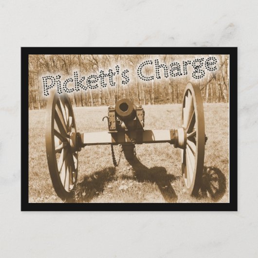 Picketts Anklage Postkarte (Vorderseite)