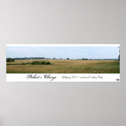Pickett's Charge Panorama Poster (Vorne)
