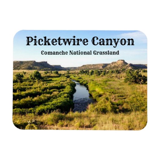 Picketwire Canyon Comanche Natl. Grassland Magnet (Horizontal)