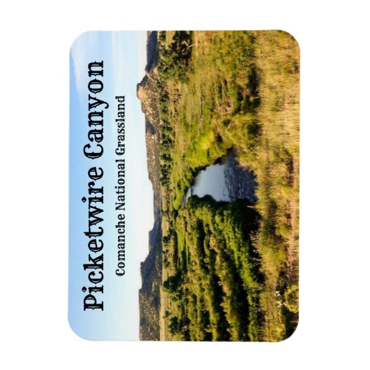 Picketwire Canyon Comanche Natl. Grassland Magnet (Vertikal)