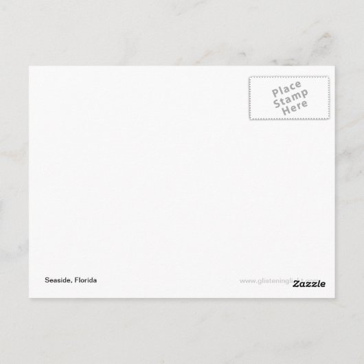Picketzaun - Seaside, FL Postkarte (Rückseite)