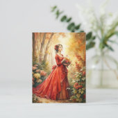 Picking-Blume Postkarte (Stehend Vorderseite)