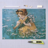 Picking Daisies von Jessie Willcox Smith Seidenpapier (Handwerk)