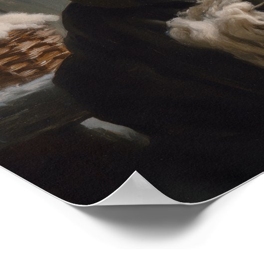 Picking Wool Poster (Ecke)