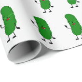 Pickle auf Weiß Geschenkpapier (Rolleneckpunkt)