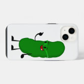 Pickle auf Weiß iPhone Hülle (Rückseite (Horizontal))