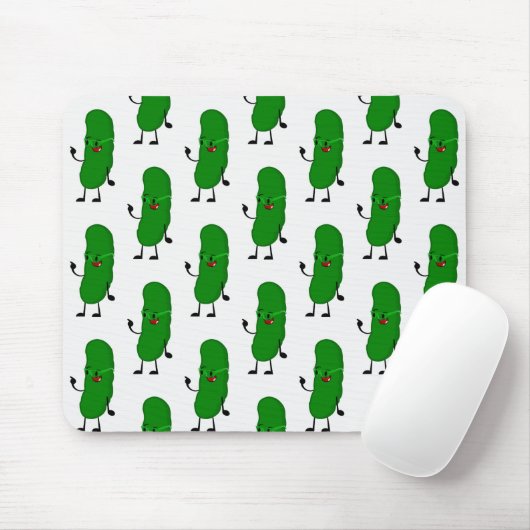 Pickle auf Weiß Mousepad (Mit Mouse)