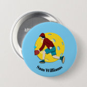 Pickle Ball Button (Vorne & Hinten)