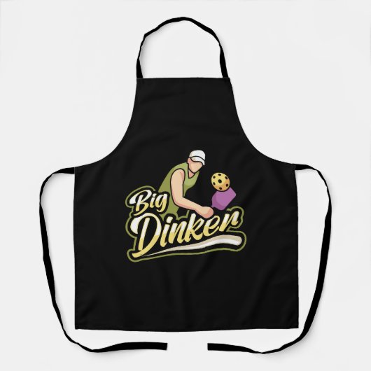 Pickle-Ball-Design für einen Pickleball-Player Schürze (Vorderseite)