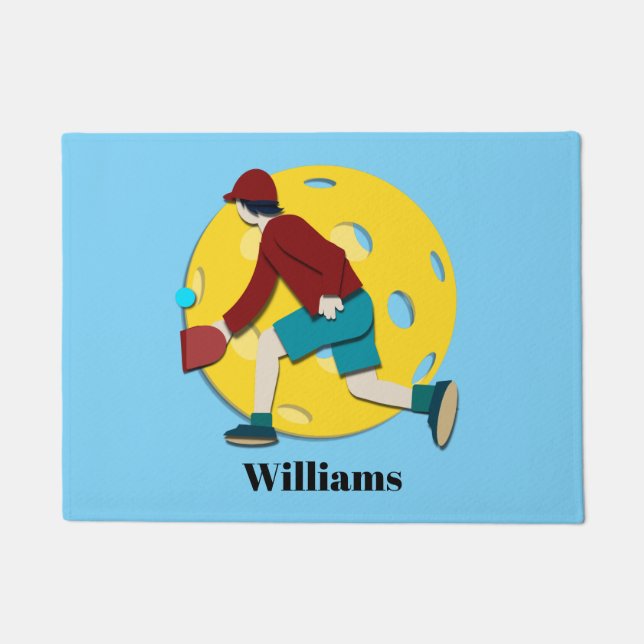 Pickle Ball Fußmatte (Vorderseite)