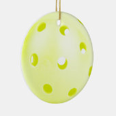 Pickle BAll Gelb Keramik Ornament (Rechts)