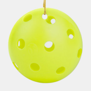 Pickle BAll Gelb Keramik Ornament
