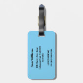 Pickle Ball Gepäckanhänger (Rückseite vertikal)