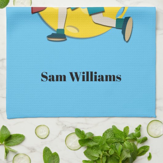 Pickle Ball Geschirrtuch (Gefaltet)