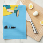 Pickle Ball Geschirrtuch (Viertel Falte)