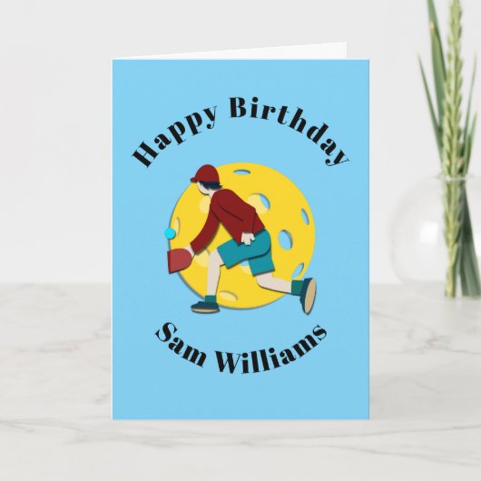 Pickle Ball Karte (Vorderseite)