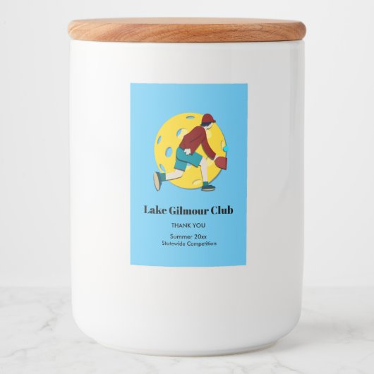 Pickle Ball Lebensmitteletikett (Vorderseite)