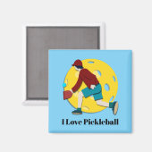 Pickle Ball Magnet (Vorderseite/Rückseite)