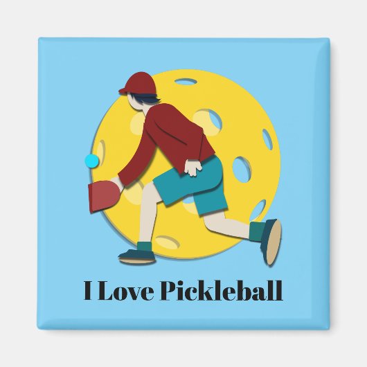 Pickle Ball Magnet (Vorne)