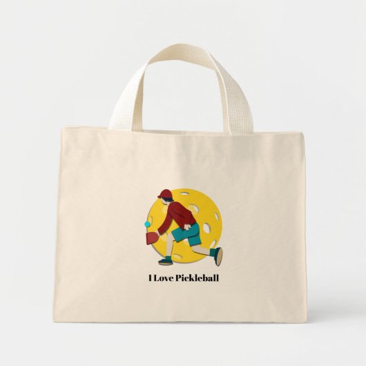 Pickle Ball Mini Stoffbeutel (Vorne)