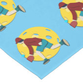 Pickle Ball Mittelgroßer Tischläufer (Ecke)