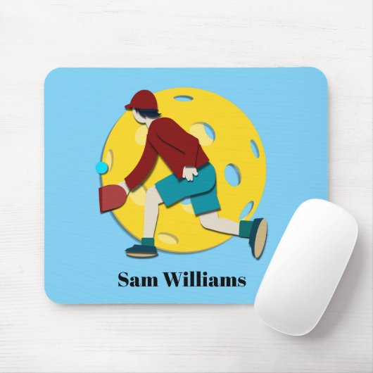 Pickle Ball Mousepad (Mit Mouse)