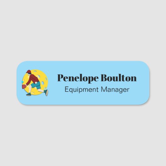 Pickle Ball Namensschild (Vorderseite)