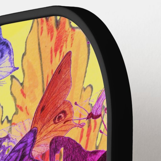 PICKLE BALL PADDLE KANJI GLÜCK TIGER MIT CLOUDS (Linke Seite)