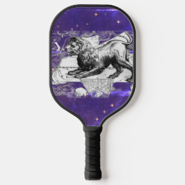 Pickle Ball Paddle Leo Vintag Astronomische Karte