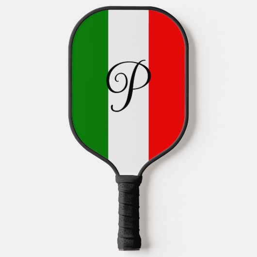 Pickle Ball Paddle mit Custon Initial (Vorderseite)