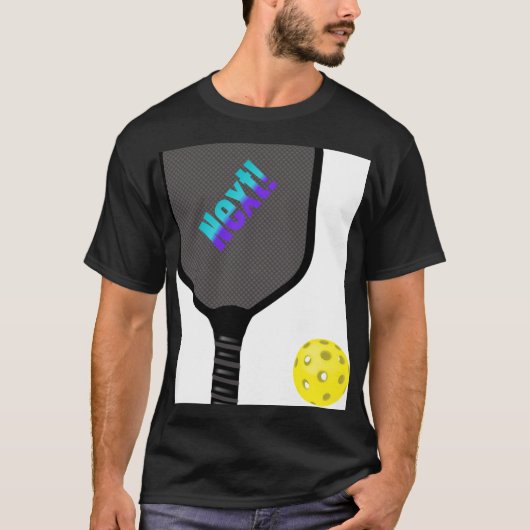 Pickle Ball Paddle und Ball. Wer kommt als Nächste T-Shirt (Vorderseite)