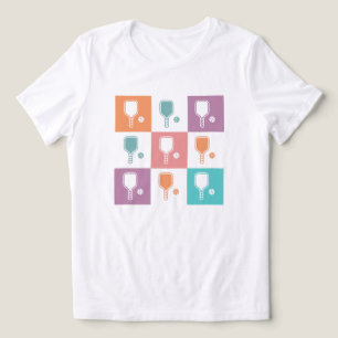 Pickle Ball Paddleball Comfort Farben Tri-Blend Shirt
