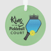 Pickle Ball Pickleball Design Akryler Ornament (Rückseite)