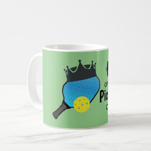 Pickle Ball Pickleball Design Coffee Tasse (Vorderseite Links)