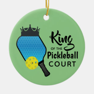 Pickle Ball Pickleball Design Keramik Ornament