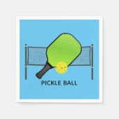 Pickle Ball Pickleball Designpapier Napkins Serviette (Vorderseite)